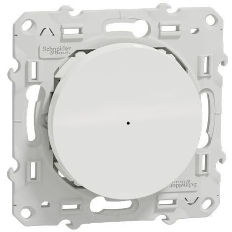 Wiser Odace variateur poussoir 2 fils zigbee blanc SCHNEIDER S520522W