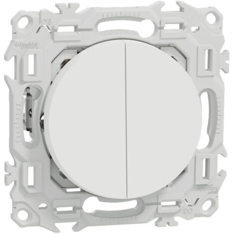 Commande double blanche Odace à griffes (S925214)