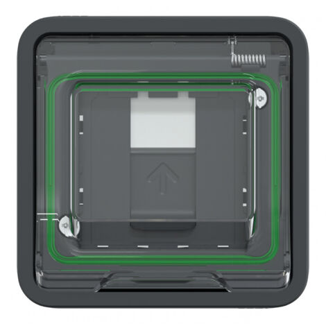 Schneider Electric – Prise RJ45 composable – MUR35038 – Blindée STP FTP – IP55 – IK07 – Couleur gris – Pour installations en extérieur