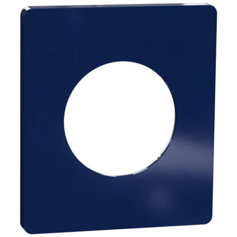 Plaque Odace Bleu émaillé Architecte 1 poste (S933802)