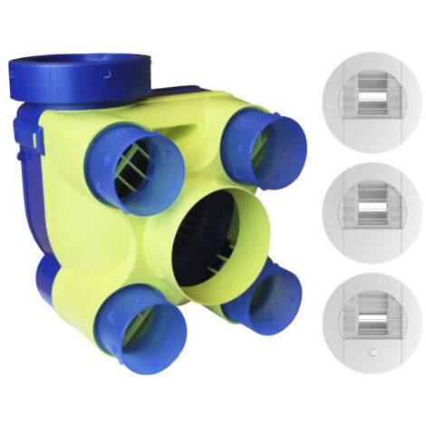 Kit VMC hygroréglable - Jusqu'à 4 sanitaires - HYDRA ST 2 KHB - 604011 - S&P Unelvent
