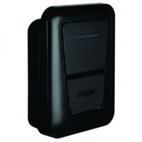 Hager – Borne de recharge 7 kW – IP55 – 1P – T2 – Bluetooth – TIC – RFID – Protections intégrées pour recharge sécurisée