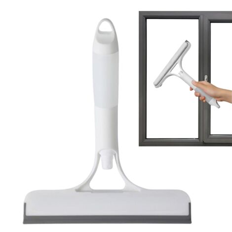Raclette de Fenêtre Raclette Voiture avec Pulvérisation Intégrée - Grattoir Portable, Outil de Nettoyage pour Pare-Brise Fenêtre Salle de Bain Miroir