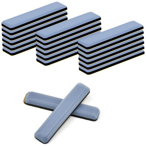 24PCS Patins de Meubles en Teflon Patins Autocollants Patin Glissant pour Meuble Lourd Patins pour Meubles Téflon Auto-Adhésifs Patin Glissant pour Chaise Patin Glissant Meuble
