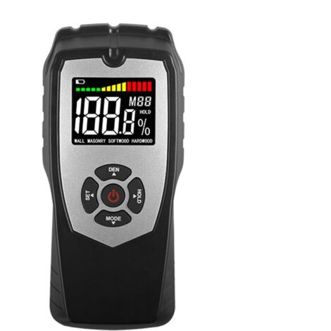 Humidimètre Numérique Sans Broche, Détecteur De Moisissure, Écran Lcd Portable Pour Murs, Cloisons Sèches, Bois Et Matériaux De Construction, Inspection De L'Humidité