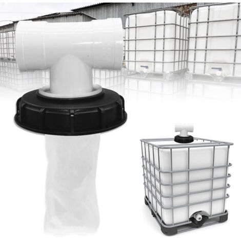 Filtre À Couvercle IBC, Type T Accessoires De Réservoir IBC 163 mm Lavable Couvercle De Filtre pour réservoir d'eau de Pluie IBC DN 150