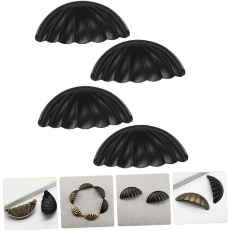 Lot De 4 Poignées De Tiroir Pour Commode Et Armoire - Design Élégant En Verre Et ABS - Mise à Jour Facile De Vos Meubles
