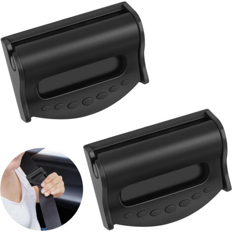 2PCS Ajusteur De Ceinture De SéCurité De Voiture,pince ceinture de sécurité voiture,Clip de RéGlage ceinture de sécurité de voiture pour adultes et enfants,RéGlable Bloque Ceinture