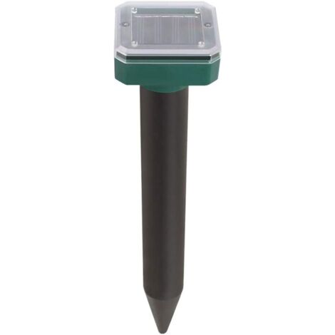 Ultrason Répulsif Oiseaux Exterieur Solaire Repulsif Souris Animaux Expulser Dispositif pour Jardin Protéger Votre Ferme Cour Pelouse Patio (Vert2)
