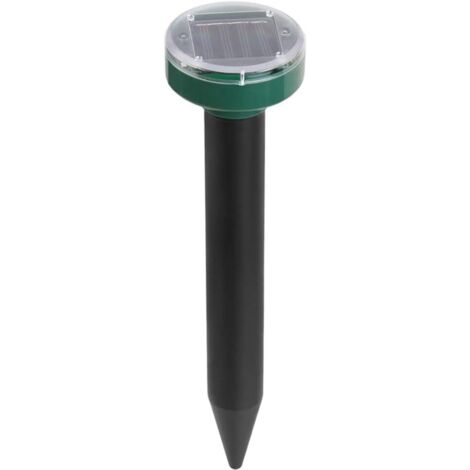 Ultrason Répulsif Oiseaux Exterieur Solaire Repulsif Souris Animaux Expulser Dispositif pour Jardin Protéger Votre Ferme Cour Pelouse Patio (Vert3)