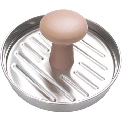 Moule à Hamburger Rond en Acier Inoxydable, Presse à Viande Antiadhésive pour Steaks Hachés, Gadget Cuisine Pratique, pour Barbecue et Préparation Maison (1/5)