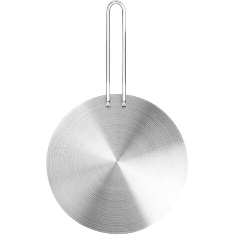 Plaque de Diffusion de Chaleur Diffuseur de Chaleur en Acier Inoxydable Convertisseur de Plaque à Induction Plaque de Cuisson Électrique à Gaz Plaque Adaptée à La Casserole en Fer(20cm) (1/5)