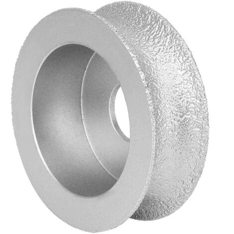 Meule Diamantée, Meule en Pierre Meule Diamantée Brasée Meule Abrasive Concave Meule Poncage pour Verre Céramique Pierre Carbure Béton Marbre Granit Brique Maçonnerie