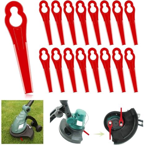 100 Pcs Lames en Plastique de Rechange, Pour Coupe Bordure Tondeuse à Gazon, pour Jardin et Pelouse (1/5)