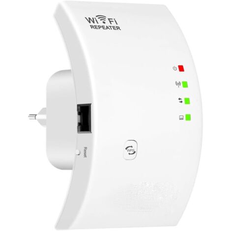 Répéteur WiFi Puissant 300Mbps Couvre Jusqu'à 200㎡ Amplificateur Extenseur sans Fil Booster Extender avec WPS et Un Port Ethernet,Compatible avec Toutes Les Box Internet (1/5)