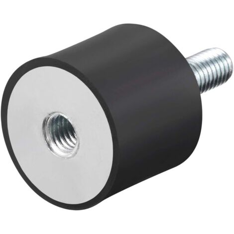 M8 Mâle Femelle Silent Bloc Support Caoutchouc Amortisseur pour Moteur Générateur Compresseur Garage Inverse Osmose Pompe Impact Air Générateur Voiture Bobines D30mmxH25mm