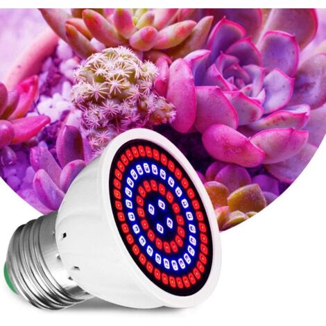 Lampes de croissance, grandir Ampoule 60 LED E27 de croissance des plantes horticoles Full Spectrum Usine Lampe 220v intérieur pour Plantes d'intérieur Succulentes Jardin