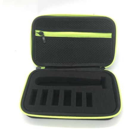 Étui pour Philips Philips OneBlade Pro Housse. EVA Coque Voyage Rigide avec éponge Sac de Rangement per One Blade(version maille noire) (1/5)