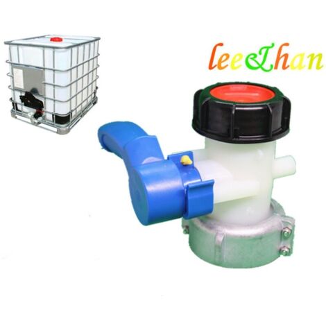 Adaptateur de réservoir IBC 62mm DN40 Vanne à papillons de vidange Raccords de vidange pour carburant à huile. vanne de tonne (1/5)