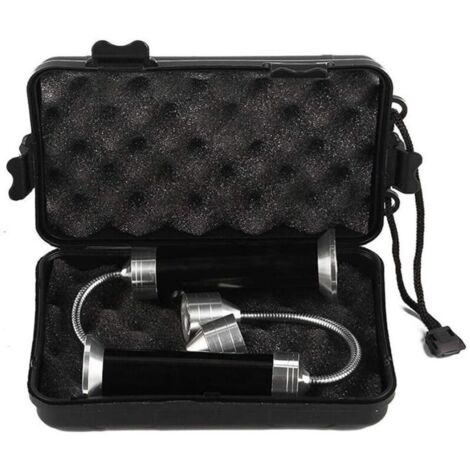 royaluxe - Lampe pour Barbecue Lot de 2 Lumières LED de Gril BBQ avec Base magnétique Rotation à 360 Degrés Flexible Réglable pour Barbecue. Camping. Fête. Extérieur
