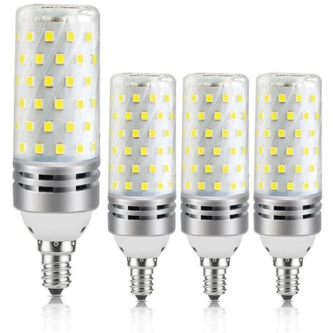 Ampoule LED 16W Blanc Chaud 3000K. équivalent halogène 100W 120W. 1600LM. lampe 360°. non dimmable. ampoule bougie LED E14. classe A +4] (1/4)