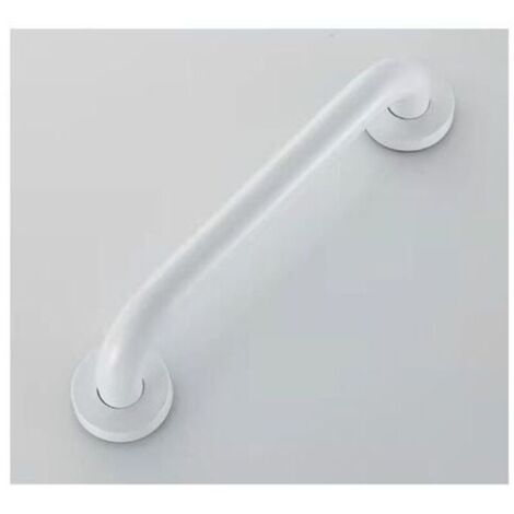 Blanc 400mmBarre d'Appui Douche . Poignée de Douche de Sécurité. Barre d'Appui WC Handicapé. Barre de Soutien pour Toilette. Barre de Maintien Douche et WC