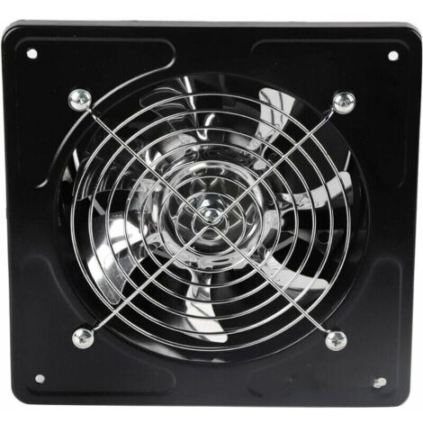 Ventilateur extracteur d'air 150mm – 40W – 1100 m³/h – Moteur en cuivre – Bruit 50-60 dB – Installation murale pour cuisine et salle de bain - 6quot