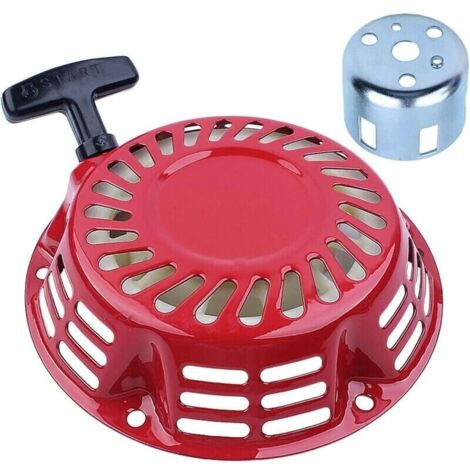 Lanceur pour Moteur Honda GX120 GX160 GX140 GX200 5.5HP 6.5HP. Démarrage à Rappel + Tasse de Démarrage Pièces de Rechange Recoil Starter Tirez Le Démarreur