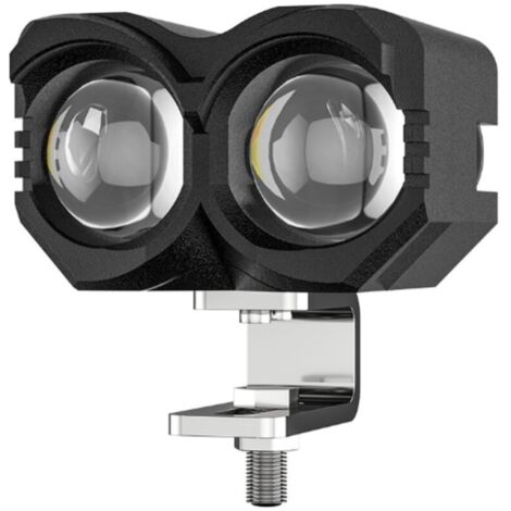 Projecteur bicolore à LED pour moto. lumière lointaine et proche. super lumineux 2 lumières 20W lampe de travail à LED pour voiture laser haute puissance (1/4)