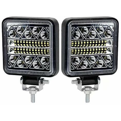 Phare de travail à LED 102W 10200 lumens – Étanche IP67 – 12-24V pour voiture. camion. tracteur. bateau – Installation facile