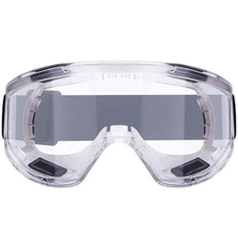 Lunettes de Protection Anti-buée Surlunettes de Sécurité Anti-rayures Idéal pour Bricolage. Chimie. Travaux. Chantiers. (1/5)