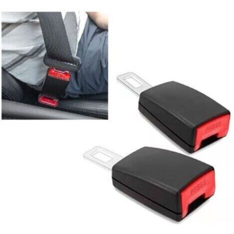 Lot de 2 rallonges de ceinture de sécurité – Boucles universelles pour siège auto – Matériau ABS haute qualité – Confort de conduite amélioré