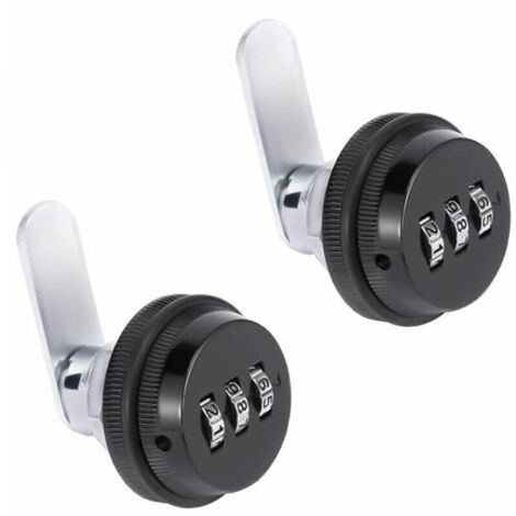 2 Pièce Cam Cabinet Code Lock. Verrouillage Tiroir Mot de Passe. Serrure Armoire Mécanique (1/5)