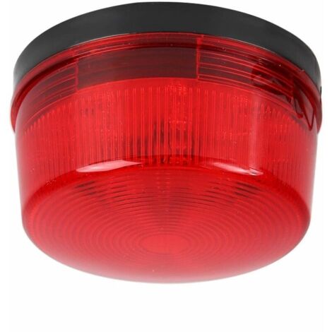 Haute 15 LED rouge stroboscopique d'urgence clignotant signal d'avertissement de trafic lumière clignotante pour lumière d'alerte intérieure ou utilisation de nouveauté(24V) (1/5)