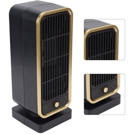 Chauffage de l'espace Protection contre la surchauffe Chauffage en céramique PTC Silencieux 40 dB Ignifuge ABS Chauffage de l'espace portable Prise UE 220 V à 250 V (1/5)