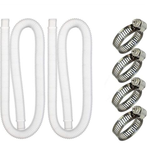 2 Pcs Tuyau de Rechange pour Piscine Hors Sol Tuyau de Piscine pour Piscines pour Piscine Hors Terre Tuyau de Remplacement de Pompe de Filtre de Piscine (1/5)