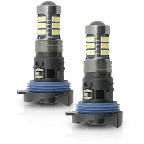 2 pièces HP24W LED ampoules de feux de jour avec base DRL ampoule de lumière du jour pour Peugeot 3008 5008 2009-2016 Citroen C5 2008-2017 Led DLR ampoules de lampe de stationnement