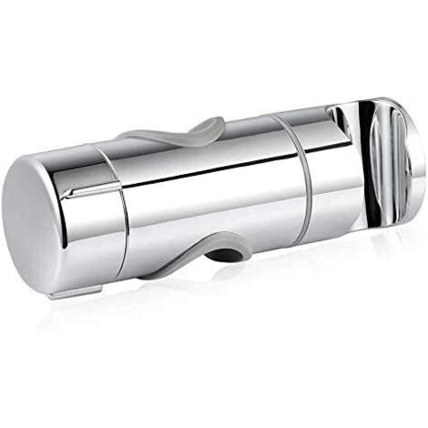 Support de Douche à Main Réglable, Support de Pommeau de Douche, 19–25 MM à Diamètre Réglable, Support Douchette en ABS chromé (Argent) (1/5)