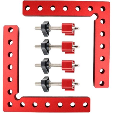 Pince d'Angle de Type L, Carré de Positionnement à 90° - Outil de Serrage de Menuisier (140 mm x 140 mm) (1/5)
