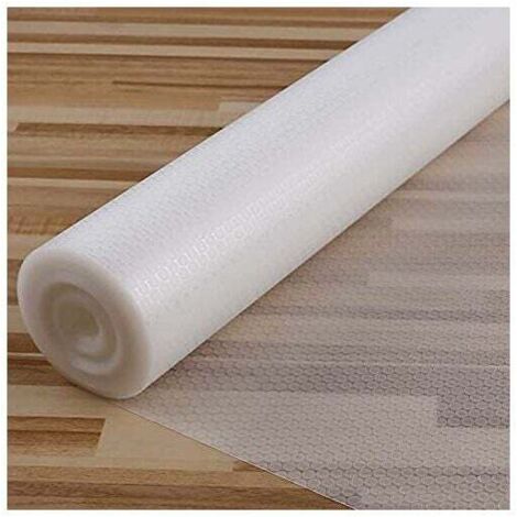 ZVD Protection tiroir Cuisine,Tapis de tiroir EVA antidérapant,Tapis Plastique frigo,Tapis Fond evier étanche,Tapis de Protection Table pour Placard, étagères, étagère à Chaussures(30x150cm,Transparen