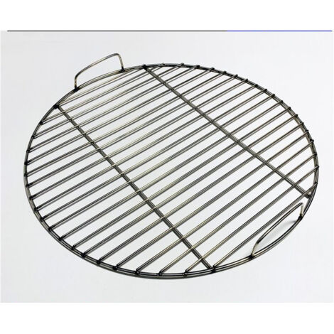 Grille ronde en acier inoxydable 304 avec pince à griller de 40 cm de diamètre Accessoires pour barbecue (1/5)