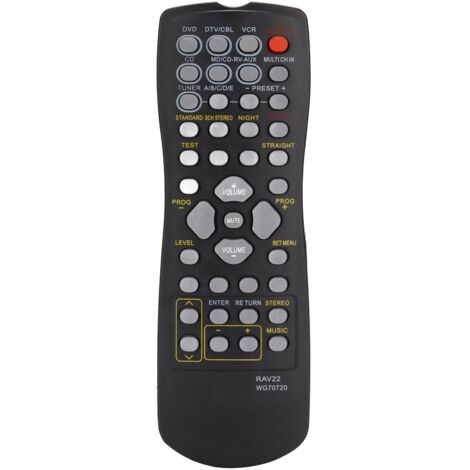 RAV22 WG70720 télécommande de remplacement Applicable pour récepteur DVD RXV340 RXV350 RXV357 RXV359 RXV420 (1/5)