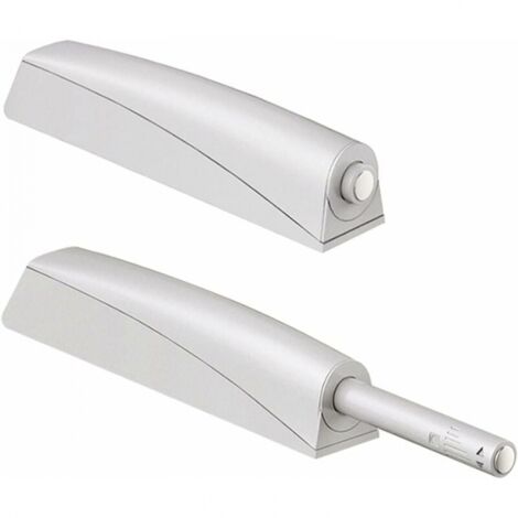 Serbia – Amortisseur porte placard Push to Open – Lot de 2 pièces – Mécanisme à ressort robuste – Installation encastrée pour portes de taille moyenne (1/4)