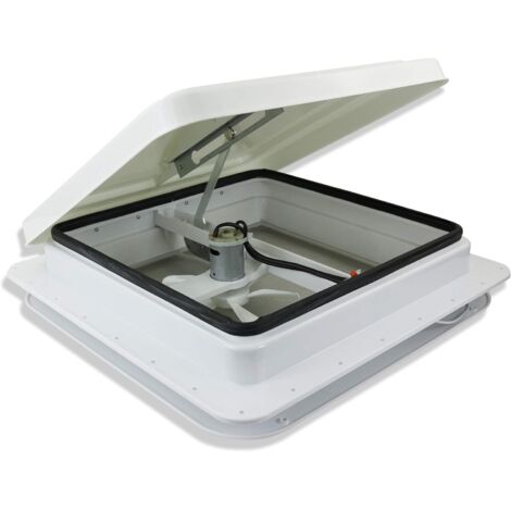 GARRYFIZH Ventilateur De toit Camping Car , Évent de toit universel pour camping-car, 14 pouces, avec ventilateur réversible 12V (1/5)