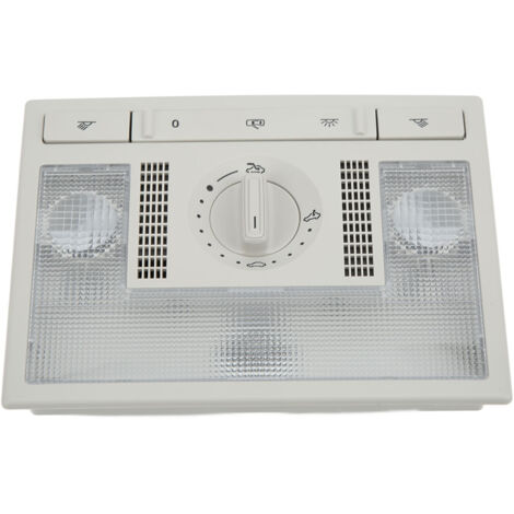 GARRYFIZH Lampe de lecture à dôme gris 6Q0959613A Pièces de rechange pour SEAT Altea Leon Toledo (1/5)