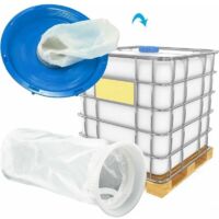 4 Pièces Filtre IBC en Nylon. Filtre pour Cuve IBC Filtre de Couvercle Nylon. Filtre à Eau de Pluie. Lavable Filtre de Couvercle en Nylon. Filtre de Remplacement pour Réservoir dEau de Pluie IBC