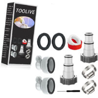 Adaptateur Tuyau Piscine 32 38,Adaptateur Tuyau Pompe Piscine,Adaptateur Piscine 38mm,Raccord Tuyau Piscine Intex,Adaptateur Piscine Intex 32 38,Raccord Pompe Intex,Intex Adaptateur