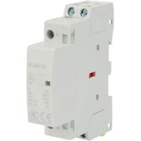 Nannigr Contacteur 220V AC 2P 16A 220V/230V 1NO 50/60HZ Contacteur AC Domestique Rail Din à Faible Bruit
