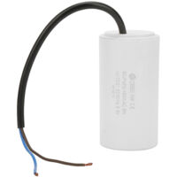 Jeffergarden – Condensateur AC portable 60µF – Tension 230V – ESR 0,2 – Fréquence 50/60Hz – Pour moteurs de climatiseur