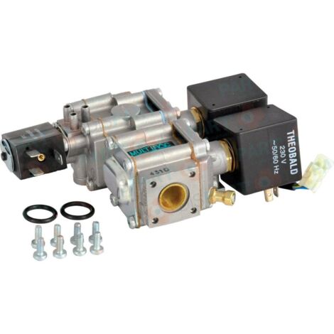 Bloc gaz BICERAME – Électrovanne pour chaudières Frisquet – Tension 230V – Filetage 1/2" – Efficacité énergétique optimisée - F3AA40660